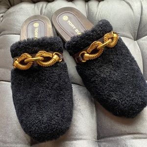 Tory Burch Jessa Shearling Clog